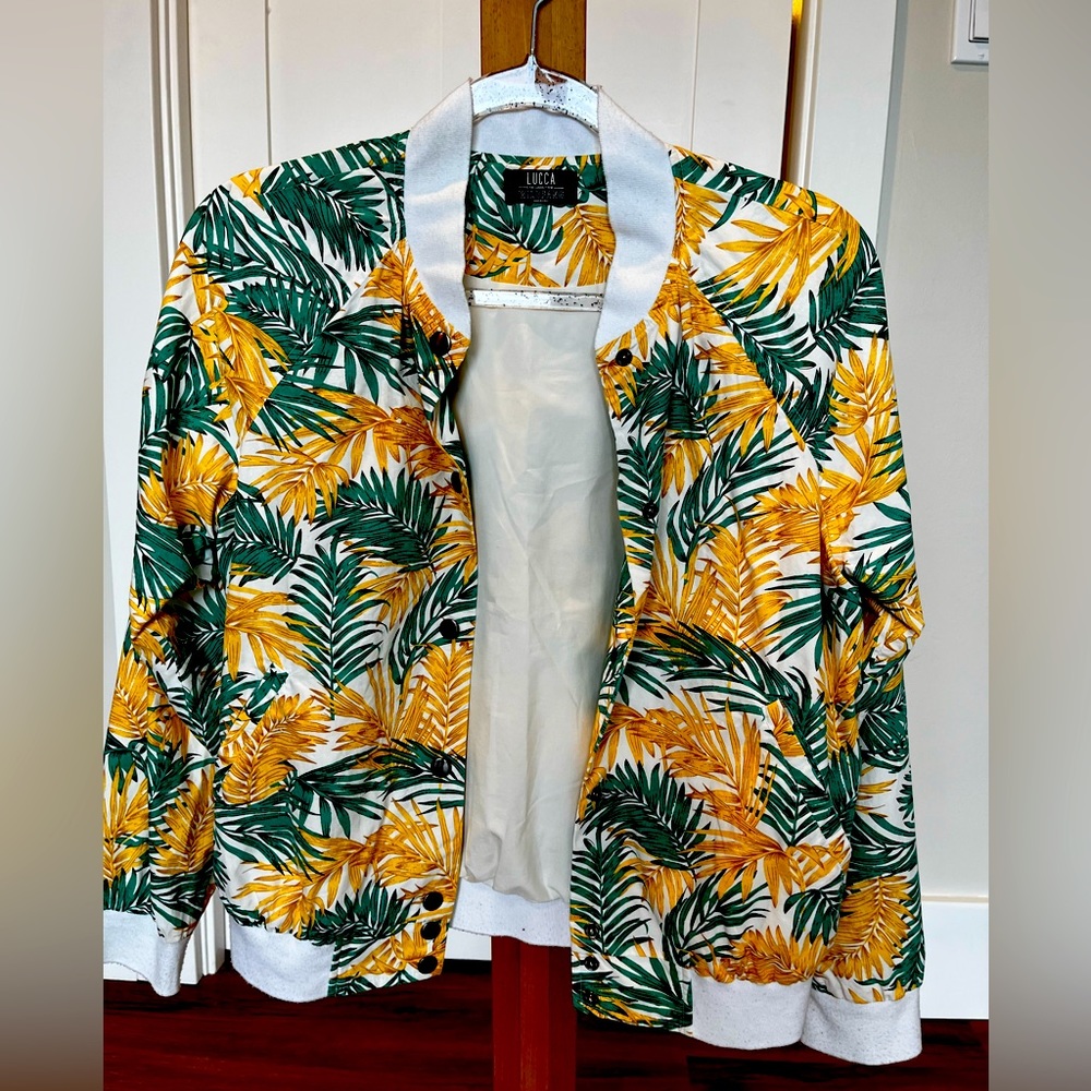 Wildfang Bomber Jacket - Palm Leaf